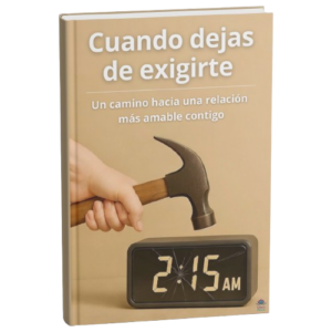 Libro Cuando dejas de exigirte - Psicóloga Valentina Hermosilla.